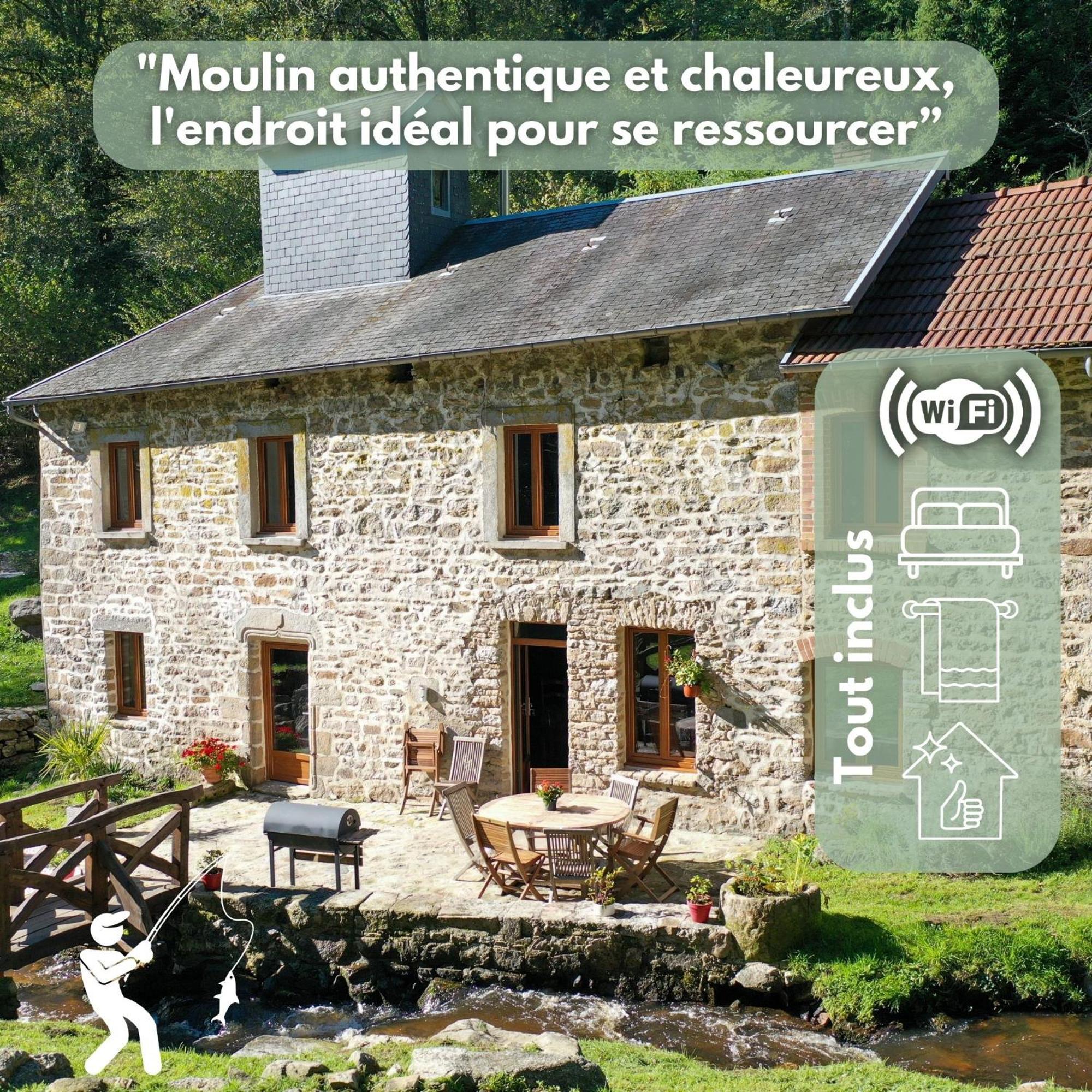 Authentique Moulin Tout Inclus-Moulin De Lavaugarde Thauron Exterior foto